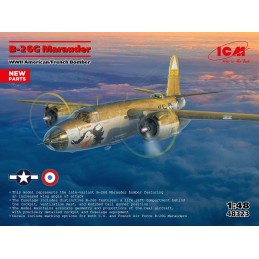 MARTIN B-26G Marauder (U.S.A. / FRANCIA) -Escala 1/48- ICM 48323