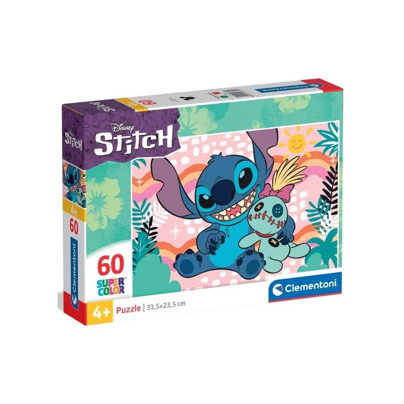 PUZZLE 60 Pzas STITCH ISNEY (335 x 235 mm) - CLEMENTONI 26331