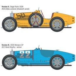 BUGATTI Type 35B (Targa Florio 1928 / Monaco GP 1930) -Escala 1/12- Italeri 4716