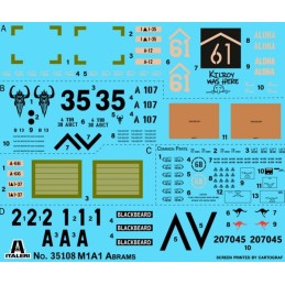 War Thunder Series: CARRO DE COMBATE M-1 A1 ABRAMS -Escala 1/35- Italeri 35108