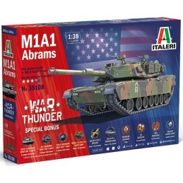 War Thunder Series: CARRO DE COMBATE M-1 A1 ABRAMS -Escala 1/35- Italeri 35108