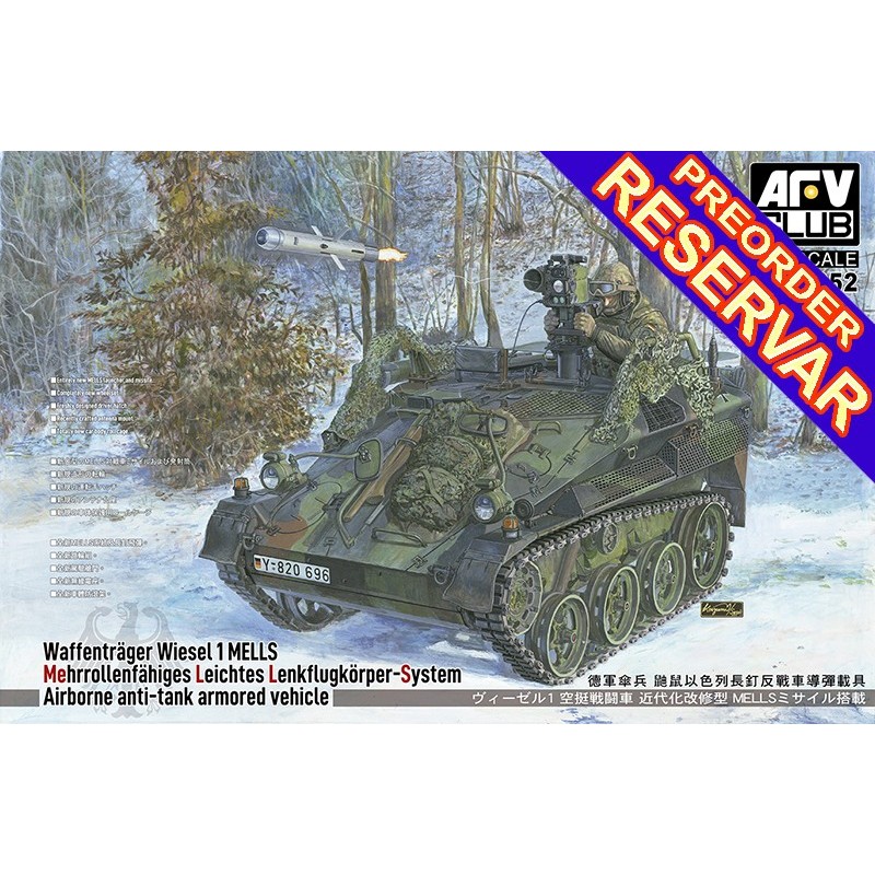 VEHICULO BLINDADO WIESEL 1 (MELLS) -Escala 1/35- AFV Club AF35352