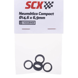 SET NEUMATICOS COMPACT (4 unidades) -Escala 1/32- Scalextric U10333X400