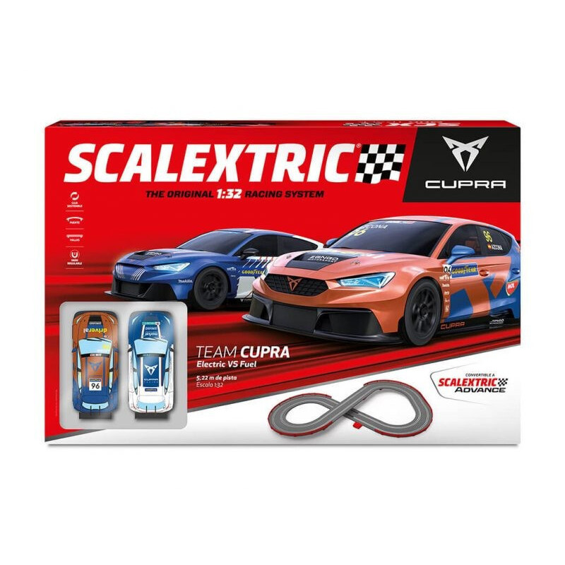 CIRCUITO SCALEXTRIC TEAM CUPRA" -Escala 1/32- Scalextric U10423S500"