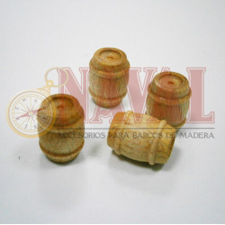 BARRIL DE MADERA 10 mm (4 unidades)