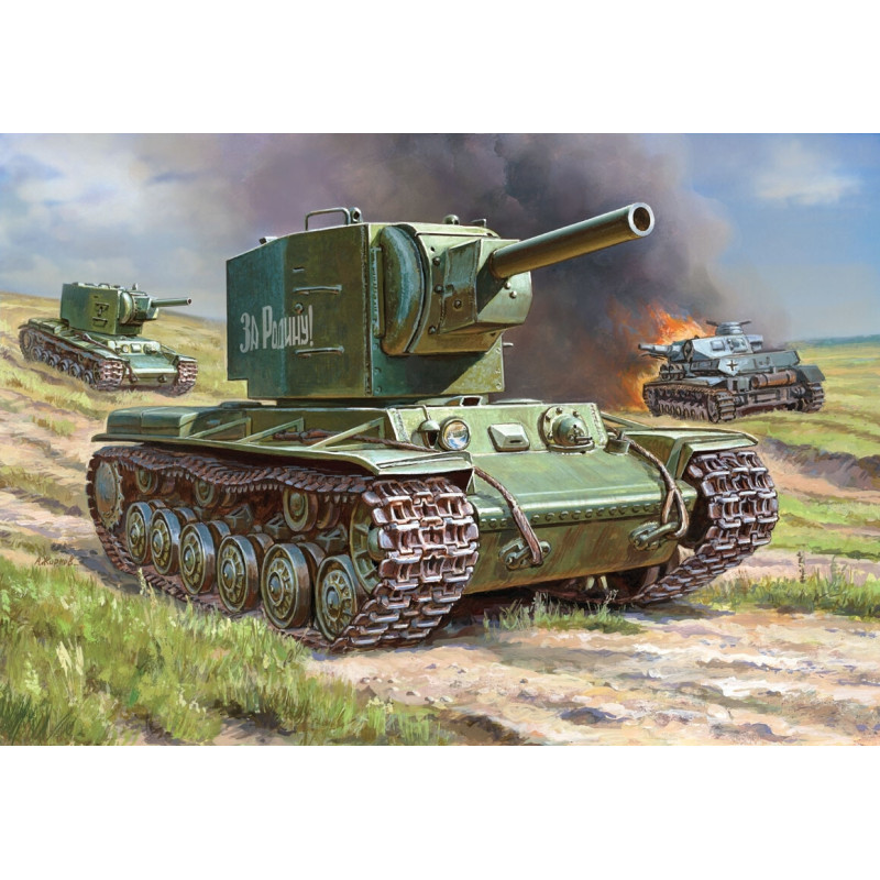 CARRO DE COMBATE KV-2 1/100