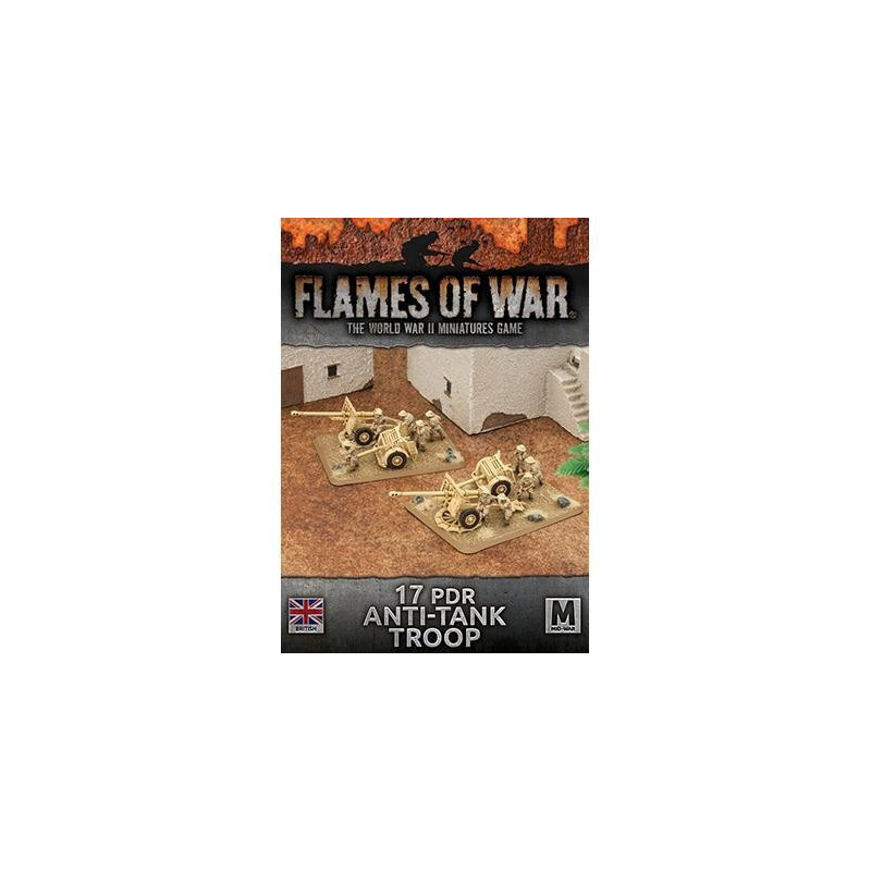 BATERIA CAÑON 17 LIBRAS (2 unidades) - Flames of War BBX41