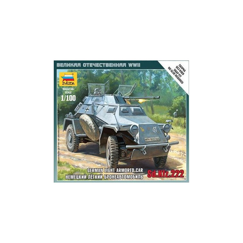 VEHICULO BLINDADO SD.KFZ. 222 Zvezda 6157