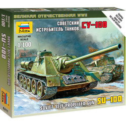 CAÑON AUTOPROPULSADO SU-100 - Zvezda 6211