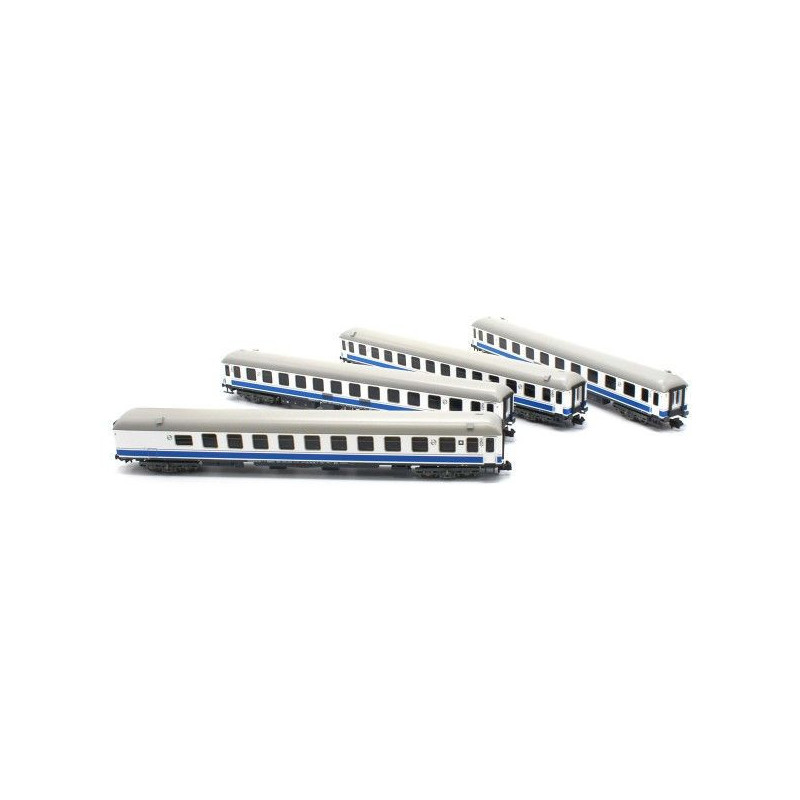 SET 4 COCHES DANONE RENFE REFORMADOS EP.V ESCALA N - MFTRAIN N71018