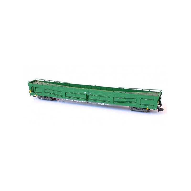 VAGON PORTACOCHES AUTOEXPRESO MMA-9576 RENFE Verde blindado Epoca V -Escala 1/160 - N- MF Train N33292