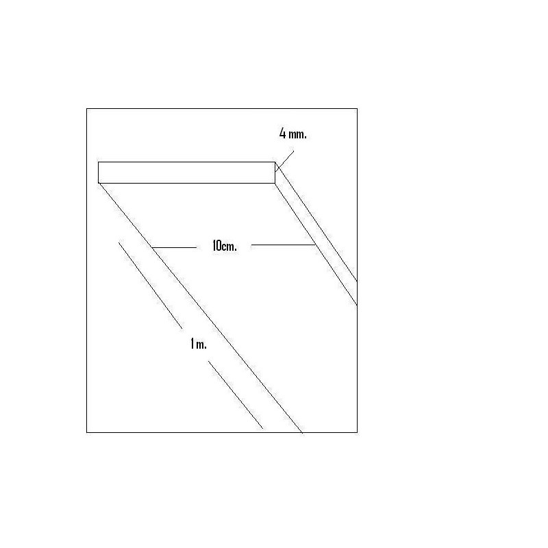 CHAPA BALSA (4  x 100 x 1.000mm)