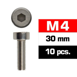 TORNILLO ACERO C/ALLEN (M4 x 30 mm) 10 unidades