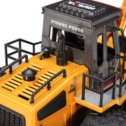 BULLDOZER RC 6 CANALES - ESCALA 1/18 - HUINA 1520