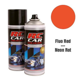 SPRAY ROJO FLUO (150 ml) PARA CARROCERIAS DE POLICARBONATO