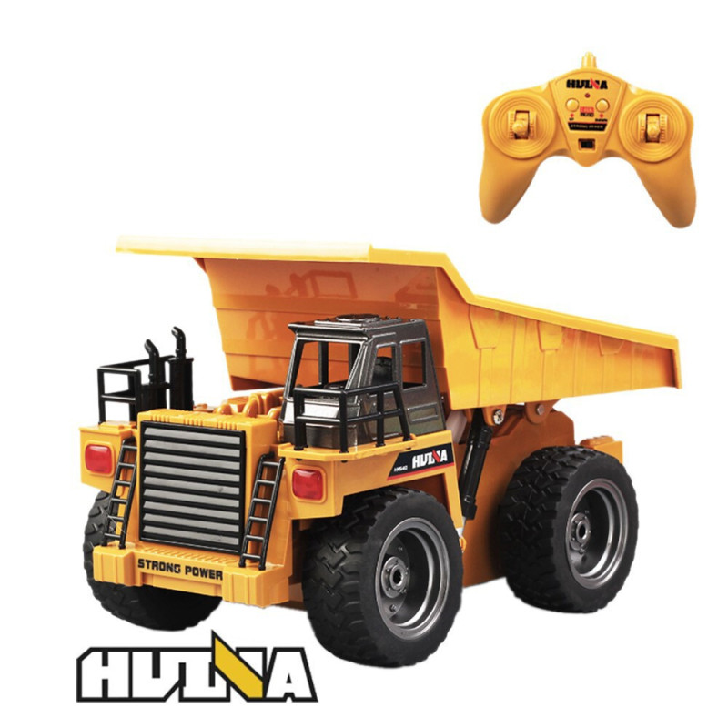 CAMION DUMPER RADIO CONTROL - ESCALA 1/18 - 6 CANALES - HUINA 1540