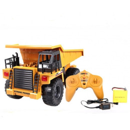 CAMION DUMPER RADIO CONTROL - ESCALA 1/18 - 6 CANALES - HUINA 1540